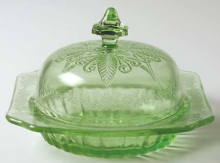 Adam Green Round Covered Butter