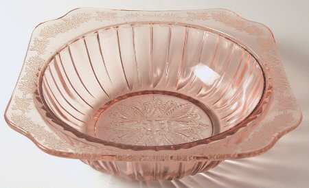 Adam Pink 9" Round Vegetable Bowl