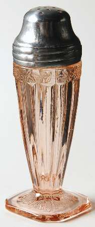 Adam Pink Footed Shaker & Metal Lid