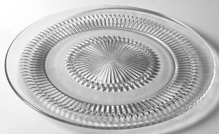 Anniversary Clear Dinner Plate