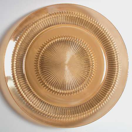Anniversary Iridescent 12" Sandwich Plate