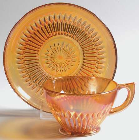 Anniversary Iridescent Cup & Saucer Set