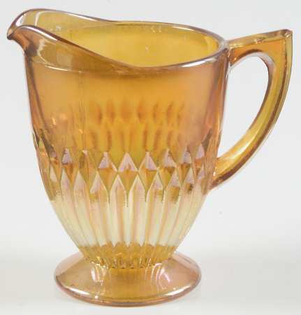 Anniversary Iridescent Footed Creamer