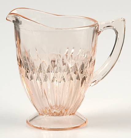 Anniversary Pink Footed Creamer