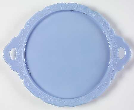 Cherry Blossom Delphite Handled Tray by Jeannette