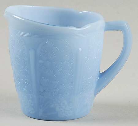Cherry Blossom Delphite Child's Creamer by Jeannette