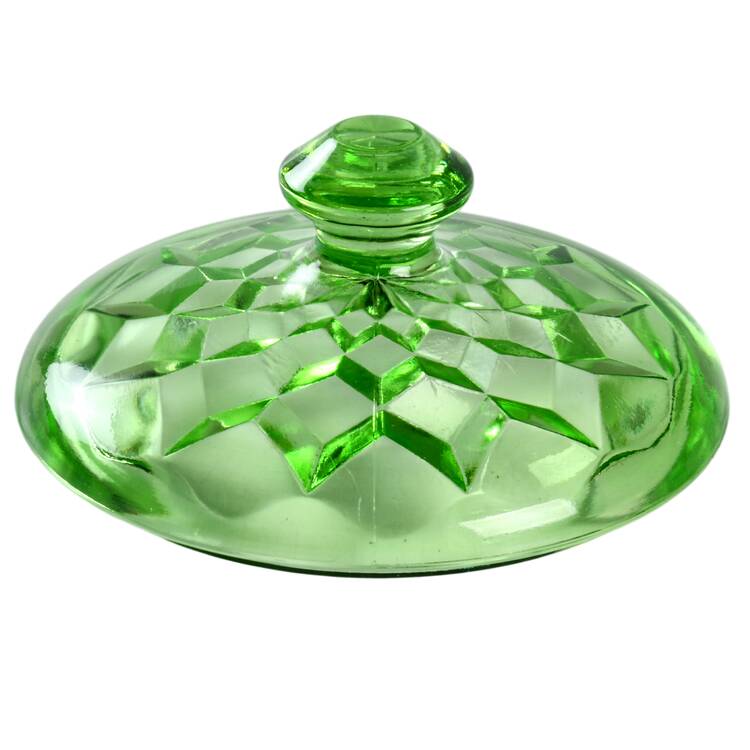 Cube Green Lid for Powder Jar