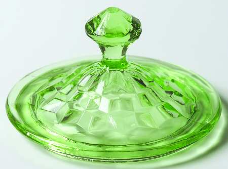 Cube Green Lid for Sugar Bowl
