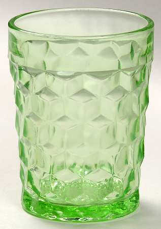 Cube Green 9 Oz Flat Tumbler
