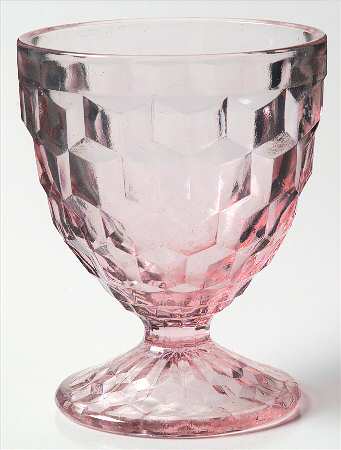Cube Pink Candy Jar No Lid