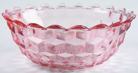 Cube Pink 7" Salad Bowl