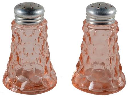 Cube Pink Shaker Set w/Metal Lids