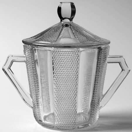 Dewdrop Sugar Bowl & Lid