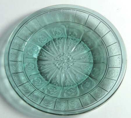 Doric and Pansy Teal Green Bread & Butter Plate