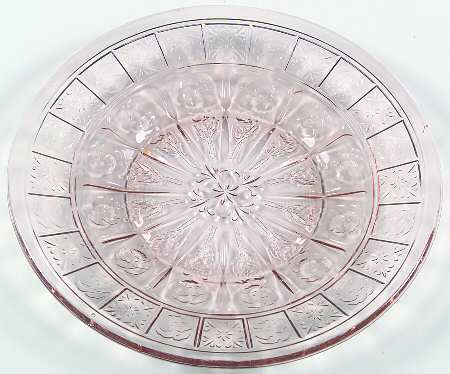 Doric and Pansy Pink Bread & Butter Plate