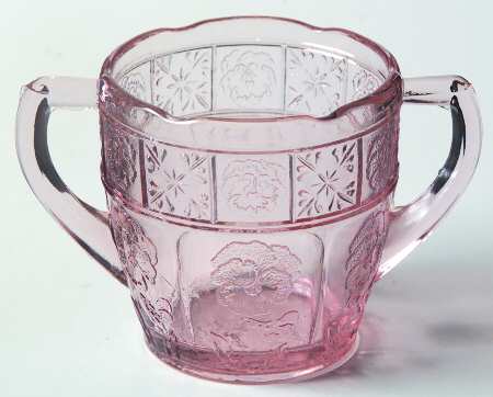 Doric and Pansy Pink Child's Open Sugar