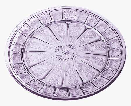 Doric and Pansy Pink Dinner Plate