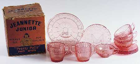 Doric and Pansy Pink (14 Piece) Child's Set in Original Box