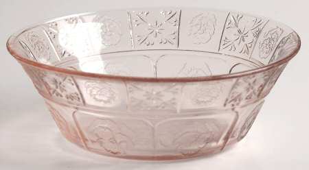Doric and Pansy Pink 4" Small Fruit/Dessert Bowl