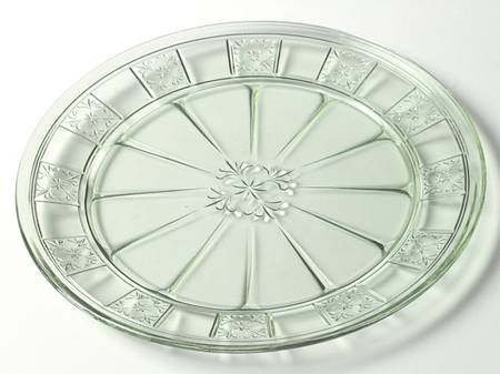 Doric Green Dinner Plate