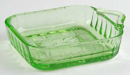Doric Green 4" Square Relish
