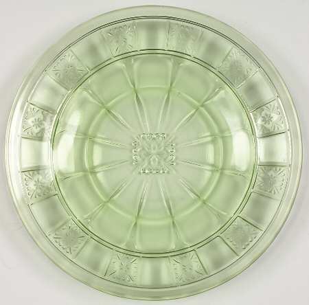 Doric Green Bread & Butter Plate