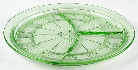 Doric Green Grill Plate