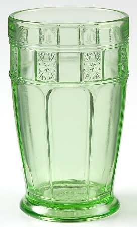 Doric Green 12 Oz Footed Tumbler