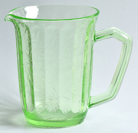 Floral Green 20 Oz Pitcher