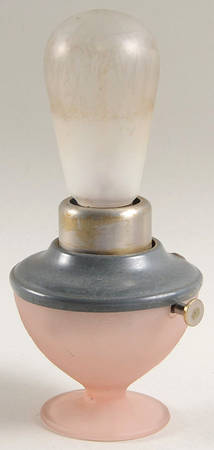 Floral Pink Base for Electric Lamp