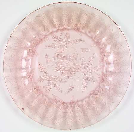 Floral Pink Dinner Plate