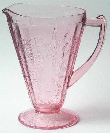 Floral Pink 32 Oz Pitcher