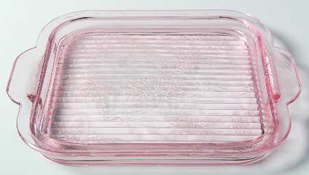 Floral Pink Square Tray