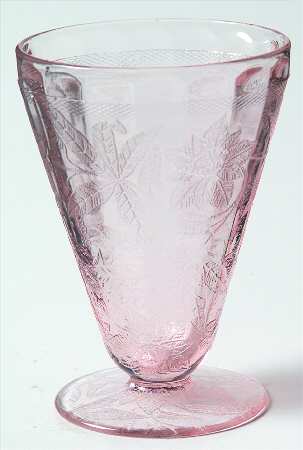 Floral Pink Juice Glass