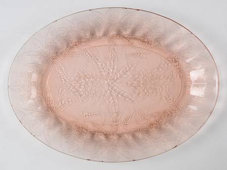 Floral Pink 10" Oval Platter