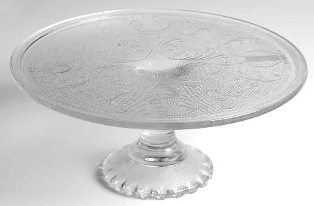 Harp Clear 10" Diameter High Cake Stand