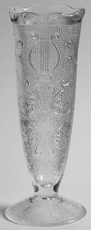 Harp Clear 7" Flower Vase