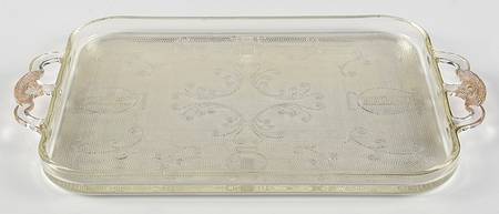 Harp Clear Rectangular Tray