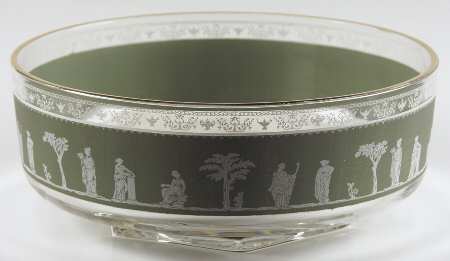Hellenic Green 8" Round Bowl