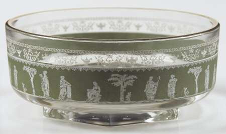 Hellenic Green 4" Nappy