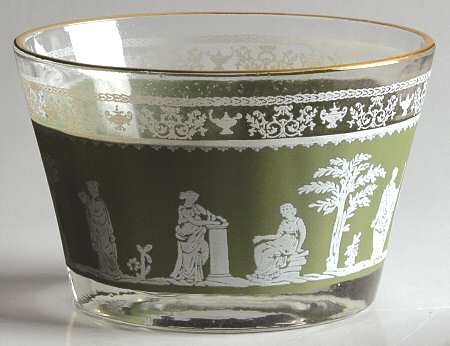Hellenic Green Flat Sherbet