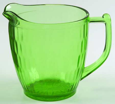 Hex Optic Green 36 Oz Pitcher