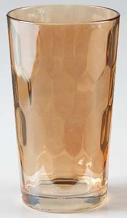 Hex Optic Iridescent Flat Tumbler