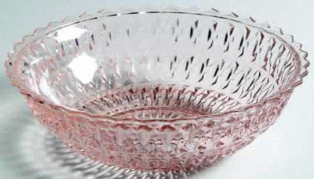 Holiday Pink Large Fruit Bowl by Jeannette