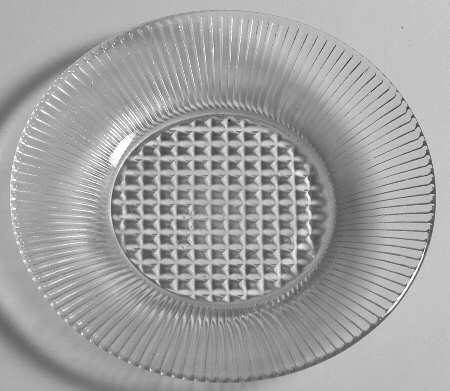 Homespun Clear Child's Plate