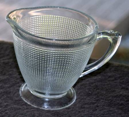Homespun Clear Creamer