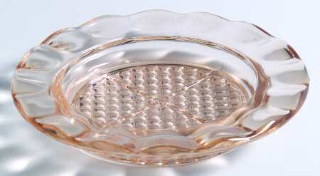 Homespun Pink Coaster/Ashtray