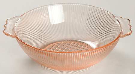 Homespun Pink Small Fruit Dessert Bowl