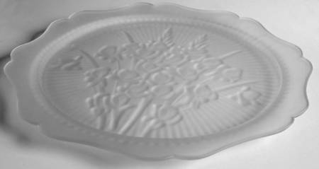 Iris Clear 12" Sandwich Plate