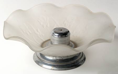 Iris Clear 11" Frosted Bowl for Fruit Set-No Hardware